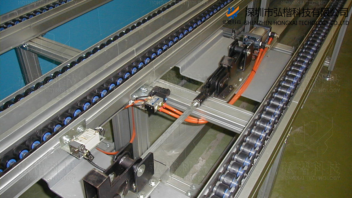 Double speed chain conveyor