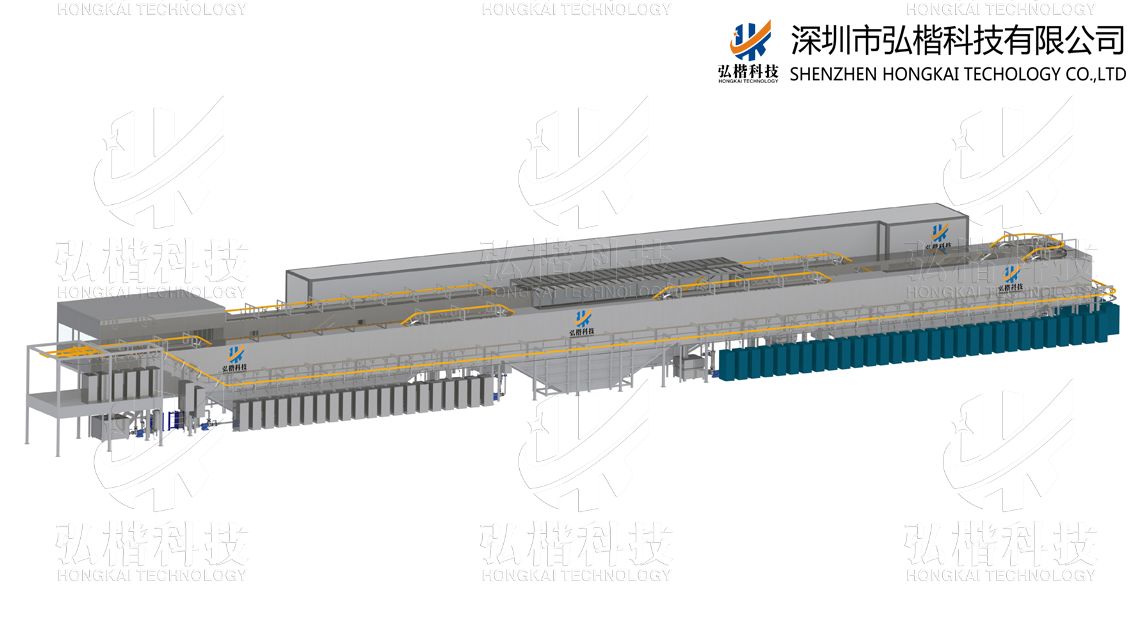 Auto Parts E-coating Line
